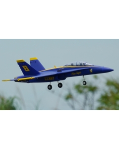 XFLY F-18 Twin 40mm EDF Blue PNP RC plane