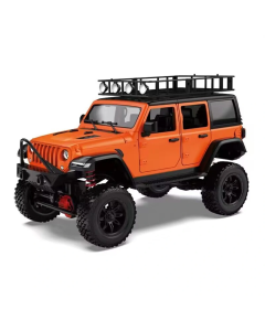 MNRC (RTR) MN128 1/12th Scale 2.4GHz 4WD Jeep Wrangler Off-Road Crawler w/LED Lights & Drag Brake (Orange)