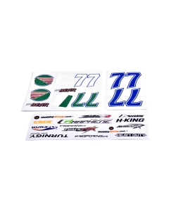 Durafly Rare Bear Reno Racer 680mm Replacement Decal Set (Green/White)