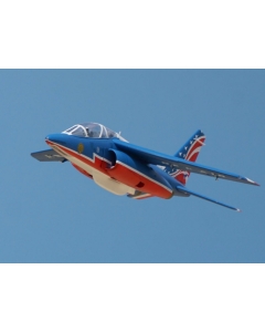 XFLY (PNF) Alpha Jet "Patrouille de France" w/80mm 12 Blade EDF Fan & 6S Power System EPO 970mm