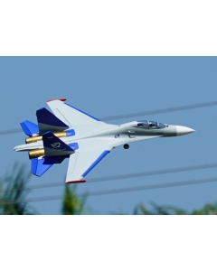 XFLY (PNF) Sukhoi Su-27 Flanker (Grey) w/Twin 50mm 12 Blade EDF Fans & 4S Power System EPO 750mm