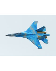 XFLY (PNF) Sukhoi Su-27 Flanker (Blue) w/Twin 50mm 12 Blade EDF Fans & 4S Power System EPO 750mm