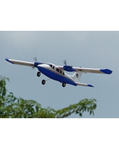 XFLY (PNF) Partenavia P68 Twin Engine Park Flyer EPO 850mm (Blue/White)