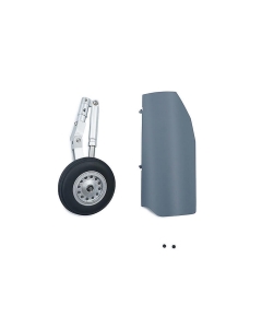 XFLY Alpha Jet (Grey) Replacement Oleo Strut w/Wheel & Left Gear Door 