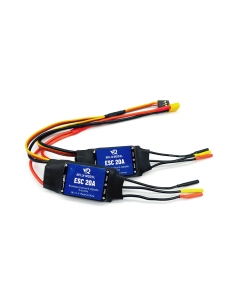 XFLY F-22 Raptor Twin 40mm EDF Jet Replacement 20A Brushless ESC w/XXT60 Connector (2pcs)