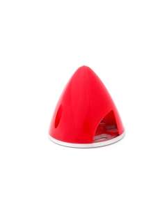 Nylon Spinner with Alloy Backplate 38mm Red (5mm Mounting Hole)