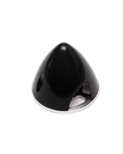 Nylon Spinner with Alloy Backplate 38mm Black (5mm Mounting Hole)