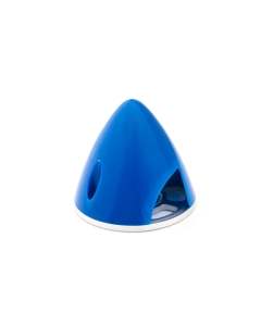 Nylon Spinner with Alloy Backplate 38mm Blue (5mm Mounting Hole)