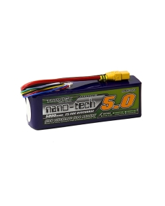 Turnigy nano-tech 5000mah 5S 25~50C Lipo Pack w/XT-90