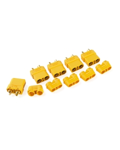 Nylon XT90 Connectors Female With End Cap (5 pcs/bag) Yellow 