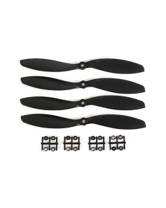 Gemfan Slowfly ABS Propeller 9x4.7 Black (CCW) (4pcs)