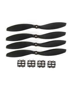 Gemfan Slowfly ABS Propeller 9x4.7 Black (CW) (4pcs)