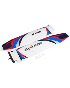 H-King Bixler 3 Glider 1550mm - Replacement Wing (Blue/Red)