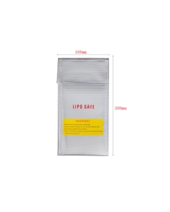 200x100mm LiPo Battery Safety Guard Portable Anti-explosion Waterproof Bag
