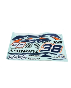 Durafly EFX Racer - Replacement Sticker Set (Orange)