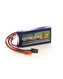 Turnigy Nano-Tech 1300mAh 2S1P 20~40C Lipo Receiver Battery Pack w/JST & JR Type Connectors