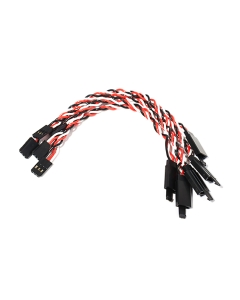 150mm Twisted Servo Lead Extension (Futaba) with Hook 22AWG (5pcs/bag)