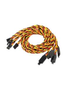 600mm Twisted Servo Lead Extension (JR) with Hook 22AWG (5pcs/bag)