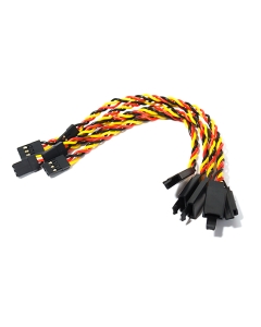 150mm Twisted Servo Lead Extension (JR) with Hook 22AWG (5pcs/bag)