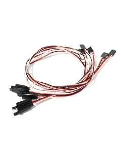 450mm Servo Lead Extension (Futaba) with Hook 26AWG (5pcs/bag)
