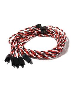 800mm Twisted Servo Lead Extension (Futaba) with Hook 22AWG (5pcs/bag)