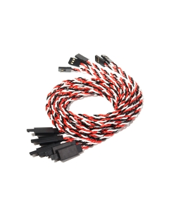 60cm Twisted Servo Lead Extension (Futaba) with Hook 22AWG (5pcs/bag)
