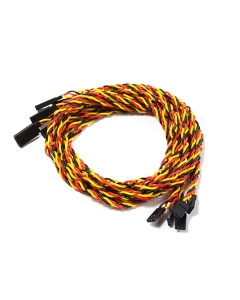 800mm Twisted Servo Lead Extension (JR) 22AWG (5pcs/bag)