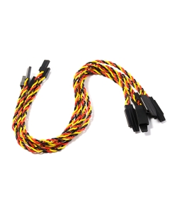 300mm Twisted Servo Lead Extension (JR) with Hook 22AWG (5pcs/bag)