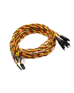 800mm Twisted Servo Lead Extension (JR) with Hook 22AWG (5pcs/bag)