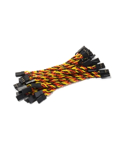 10cm Female to Female Twisted Servo Lead (JR) 22AWG (10pcs/bag)
