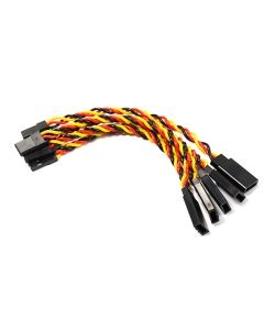 10cm Twisted Servo Lead Extension (JR) 22AWG (5pcs/bag)