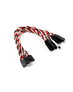 150mm Twisted Servo Lead Extension (Futaba) 22AWG (5pcs/bag)