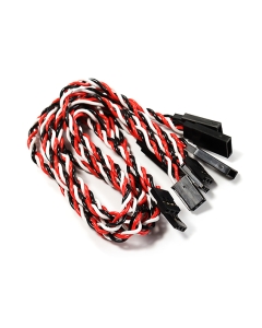 300mm Twisted Servo Lead Extension (Futaba) 22AWG (5pcs/bag)