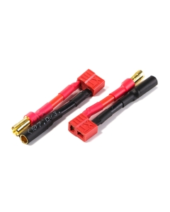 5.5mm Male/Female to Female T Connector Battery Adapter (2pcs)