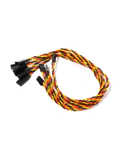 JR 30cm 22AWG Twisted Servo Extension Lead (5pcs)