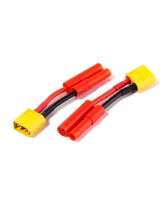 XT60 Male to HXT 4mm Male/Female Battery Adapter (2pcs)
