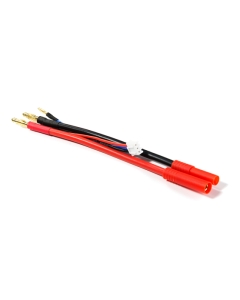 4mm HXT Male/Female Harness w/Balance Lead for 2S Hardcase Lipo Battery
