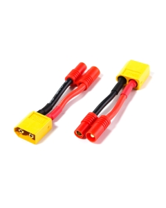 XT60 Male to HXT 3.5mm Male/Female Battery Adapter Compatible with Walkera QR X350 (2pcs)