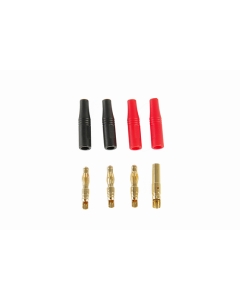 4mm Solder Type Banana/Charge Plug (2 pairs)