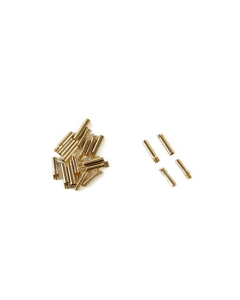 4mm PolyMax Gold Plated Solder Type Battery/Motor Connectors (10 pairs)