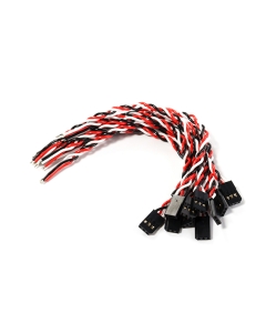 Futaba 15cm 22AWG Twisted Male Lead (10pcs)