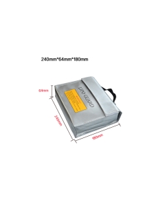 240x180x64mm LiPo Battery Safety Guard Portable Anti-explosion Waterproof Bag