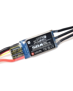 Aerostar 50A RVS G2 32bit (2~4S) Electronic Speed Controller w/Reverse Function & 4A 5~6V SBEC