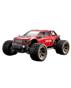 SCY THE LINK 18102 (RTR) 1/18th Scale 2.4GHZ 4WD Monster Truck W/Lights & Battery (Red)