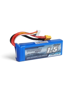Turnigy 4S 1500mAh 14.8V 40C Lipo Battery Pack w/XT60 for RC Car RC Truck Boat Airplane Helicopter