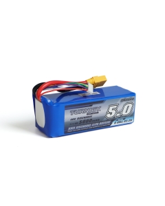 Turnigy 6S 5000mAh 22.2V 40C Lipo Battery Pack w/XT90 for RC Car RC Truck Boat Airplane Helicopter