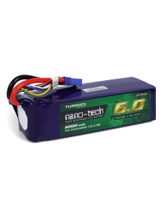 Turnigy Nano-Tech 6000mAh 6S 22.2V 70C LiPo Battery Pack w/EC5 Connector