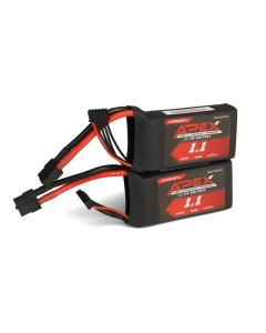 Turnigy APEX 1100mAh 4S 14.8V 180C LiPo Battery Dual Pack with XT60 for 5 inch FPV Drone and Planes 