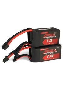 Turnigy APEX 1300mAh 6S 22.2V 180C LiPo Battery Dual Pack with XT60 for 5 inch FPV Drone and Planes