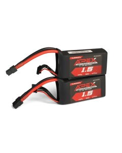 Turnigy APEX 1500mAh 4S 14.8V 180C LiPo Battery Dual Pack with XT60 for 5 inch FPV Drone and Planes